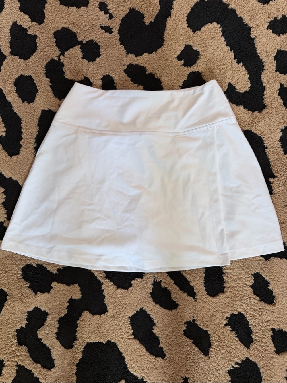 Abercrombie YPB White A-Line Wrap Skort NWOT M